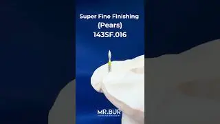 Super Fine Finishing Pear Diamond Bur | Diamond Dental Bur