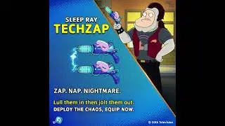 Sleep Ray TechZap: Lights Out, Fear On!