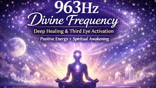 🔮 963Hz Divine Frequency | Deep Healing Music ✨ Positive Energy & Third Eye Activation | 1 Hour Live