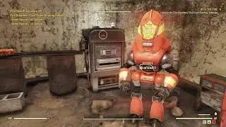Fallout 76 - Into The Fire: Final Exam Spot: Bernie Dialogue: Fire Breather Uniform & Pistol (2018)