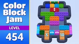 Color Block Jam Level 454 | Every Puzzle Solved! 🎯