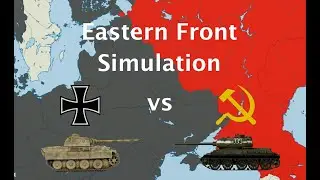 Could Germany have won against the Soviets? A Counterfactual History Simulation of World War Two