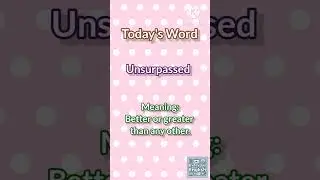 Unsurpassed