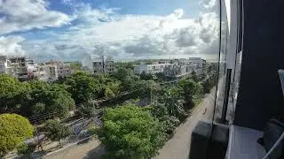 ✨ Patio View of Downtown Playa del Carmen ☀️ | A Sunny, Romantic Window Into Mexico 🇲🇽