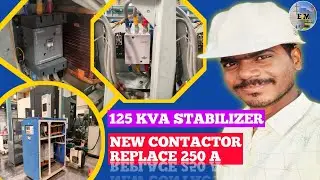 125 KVA stabilizer contactor new fitting wiring guide #electricalManoj #experiment #electric