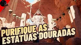 Purifique as Estátuas Douradas - Claustro do Esclarecimento - Crimson Desert