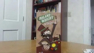 ROLAND WRIGHT Deluxe Board Game Unboxing Perplexd Games Kickstarter