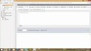 SQL create database and create table (en français)