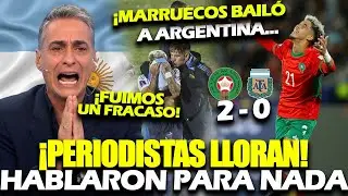 ¡PAPELÓN ALBICELESTE! PERIODISTAS ARGENTINOS DEVASTADOS POR MARRUECOS 2-0
