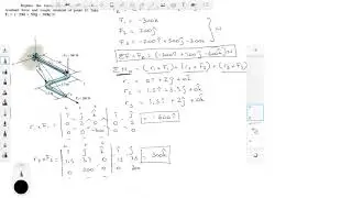 Equivalent resultant force and couple moment