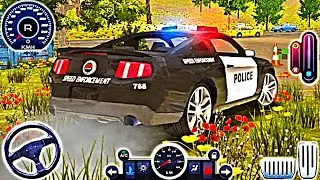 Ford Mustang Sheriff Police Patrol | US Muscle Car Chase Real Cop Simulator 2025 - Android Gameplay