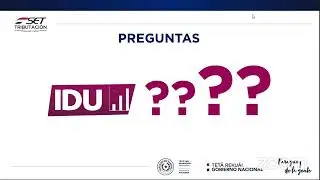 Charla explicativa sobre IDU Paraguay. Tenes dudas? Mira este video!