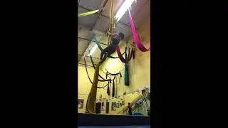 First Run Through of Aerial Silks Routine