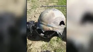 Space debris found in Hanford Walnut Orchard