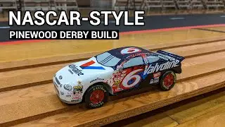 DIY Pinewood Derby Car &ndash; My First NASCAR-Inspired Build