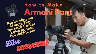 Real Armani Paint 🔥| Back Pocket Design Making | Vlog #vlog #youtube #viral #video