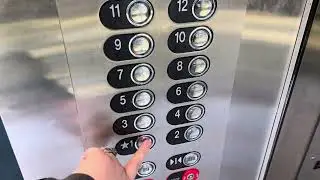 Modded Westinghouse Traction Scenic Elevators ~ The Westin Northwest ~ Itasca, IL