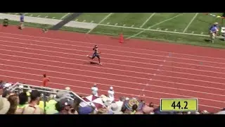 *WISCONSIN 400M WIAA STATE RECORD* - Kenneth Bednarek Rice Lake