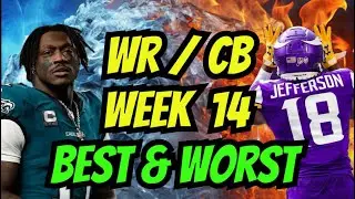 WEEK 14 Best & Worst WR/CB Matchup Targets + Man vs Zone | Fantasy Football 2025
