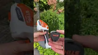 Stihl HSA 26 mini hedge trimmer 🔋🧡💪🏼 #shorts