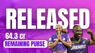 KKR Shocking Release l KKR Release Andre Russell Ahead Of IPl 2026 l KKR Retention & Release l 
