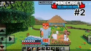 I Build Every STARTING FARM In Minecraft Survival Series Episode-2 (HINDI )