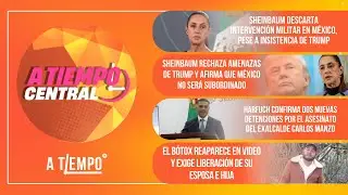 SHEINBAUM rechaza INTERVENCI&Oacute;N de TRUMP, y confirman DETENCIONES del caso CARLOS MANZO