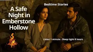 Cozy Bedtime Story: A Safe Night in Emberstone Hollow👌 Deep Sleep & Relaxation #bedtimestory #rain