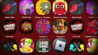 Plants Vs Zombies 2,Snake Clash,Sprunki Survival,Freaky Stan,Imposter Choice,Roblox,Stumble Guys