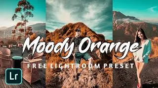 lightroom mobile presets free dng | Moody Orange tone lightroom preset