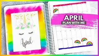 April 2019 Bullet Journal Setup | Plan With Me Layout | Planner Spread