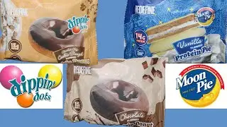Redefine Foods: Dippin&rsquo; Dots Chocolate Chip Cookie Dough, Moon Pie Vanilla, Chocolate Protein Donut