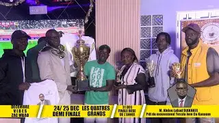 ZAC MBAO: Tournoi de football des 4 grands, parrain Abdou lahad DIAKHATE.