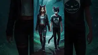 cute cat action#A forest journey#  Night journey#Finding a locket#The journey of cats#😺#