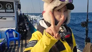 참돔 타이라바 낚시 돌리고 돌리고!! (통영 흑조피싱)