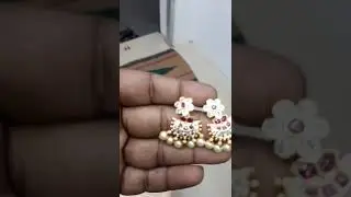 impon earing kempu stone with ad stone daily wear lifetime usage ct.9840605038 chennai