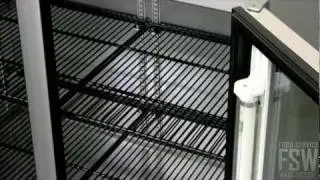 True Stainless Steel Glass Door Back Bar Cooler Video (TBB-24GAL-48G-S)