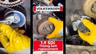 Complete Timing Belt Change on VW Caddy 1.9 SDI AYQ Engine — Step by Step!