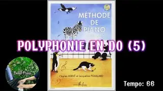 POLYPHONIE EN DO 5 (19) | Methode de Piano - D&eacute;butants