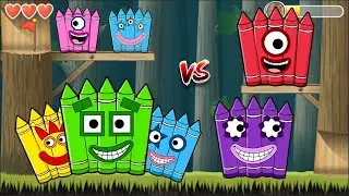 Red Ball 4 vs Crayon Ball All Level Mixup Part 7