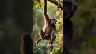 Weirdest animal adaptations #24... Spider Monkey   #facts #wildlifeentertainment #animals  #wildlife