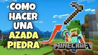 COMO HACER UNA AZADA DE PIEDRA EN MINECRAFT JAVA Y BEDROCK EN PC, ANDROID Y IPHONE