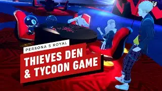 Persona 5 Royal Gameplay: Thieves Den And New Tycoon Card Game in 4K
