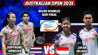 Ruttanapak Oupthong/Jhenicha Sudjaipraparat vs Jafar/Felisha | Australian Open 2025 Badminton