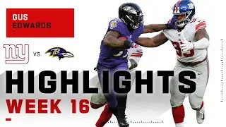 Gus Edwards Highlights vs. Giants | NFL 2020 Highlights