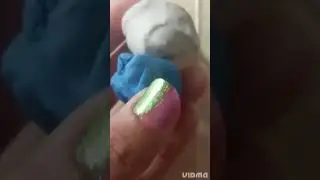 white & blue 💙⚪ clay art | clay work | clay | new creative art | #viral #shorts