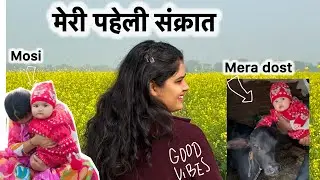 मेरी पहेली संक्रात | Daal Churma, new friend| The Vaanya Vlog #makarsankranti #minivlog #newyear2026