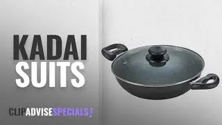 Top 10 Kadai Suits [2018]: Prestige Omega Deluxe Granite Kadai, 260mm, Black