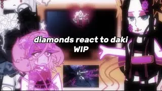 the diamonds react to DAKI // SU x KNY // W.I.P // set to x2 speed !