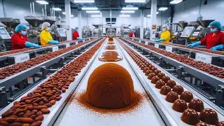 Inside the Mega Chocolate Factory &ndash; From Cocoa Bean to Belgian Truffles (Full Process)